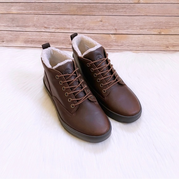 Timberland Men’s Davis Square Waterproof Warm Lined Chukka Boots - Picture 5 of 7